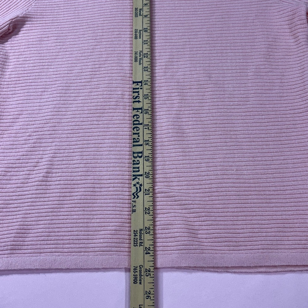 Investments Light Pink Cowl Neck Sweater. Size L. Great Condition. - Picture 13 of 13